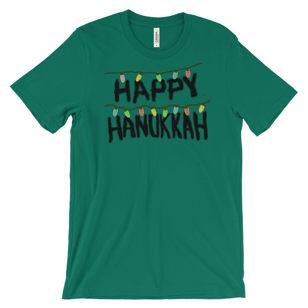 STRANGER HAPPY HANUKKAH  t-shirt - Image 4