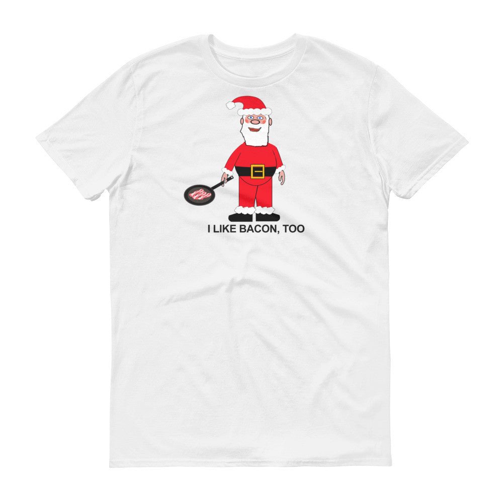 SANTA LIKES BACON  t-shirt - Image 2